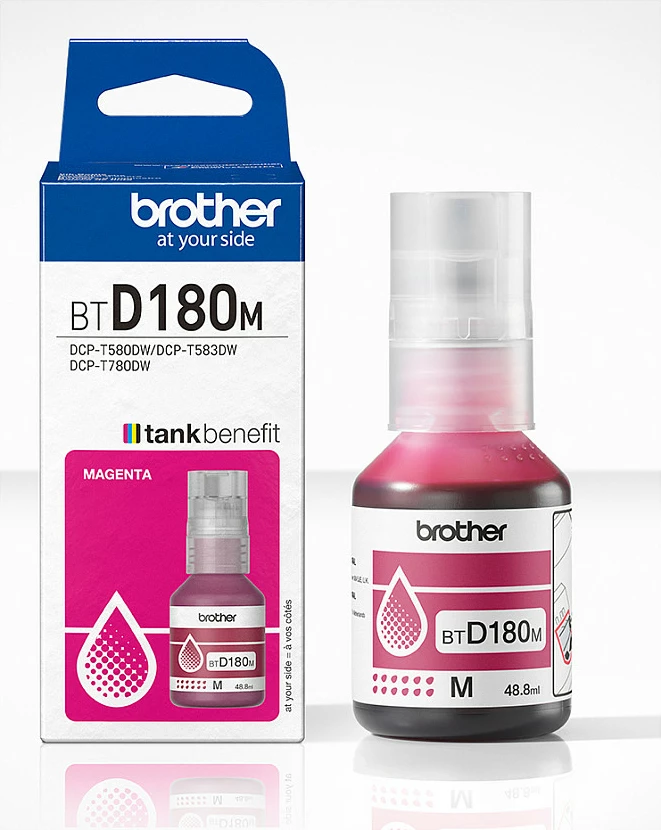 Shishe boje Brother BTD180M, 5000 faqe, për DCP-T580DW/DCP-T583DW/DCP-T780DW, Magenta