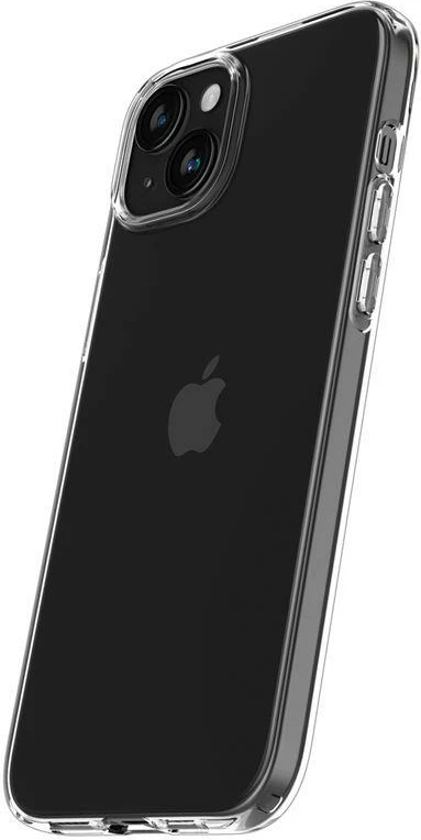 Mbështjellës Spigen Crystal Flex për iPhone 15 Plus, Transparent