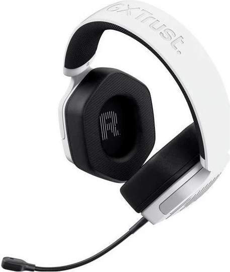 Kufje gaming Trust GXT492W CARUS, me mikrofon, 3.5mm, e bardhë