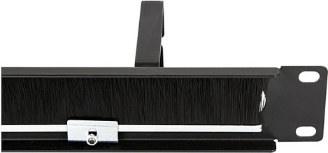 Panel menaxhimi kabllosh LogiLink 19" 1U, me 4 mbajtëse çeliku, gri