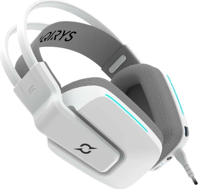 Kufje gaming Aqirys Alya 7.1 VS, me mikrofon, të bardha