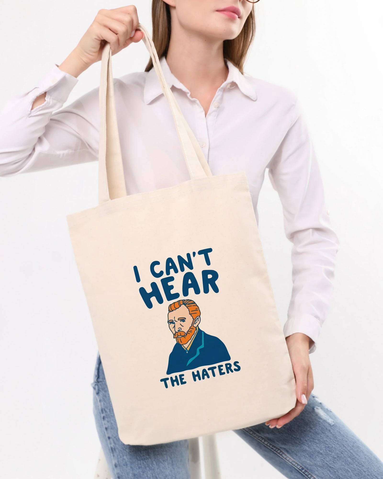 Tote bag Zoozie, krem, 35x40x8cm