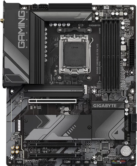 Pllakë amë GIGABYTE B650 GAMING X AX V2, AM5, DDR5, ATX, Wi‑Fi 6E, 2.5GbE