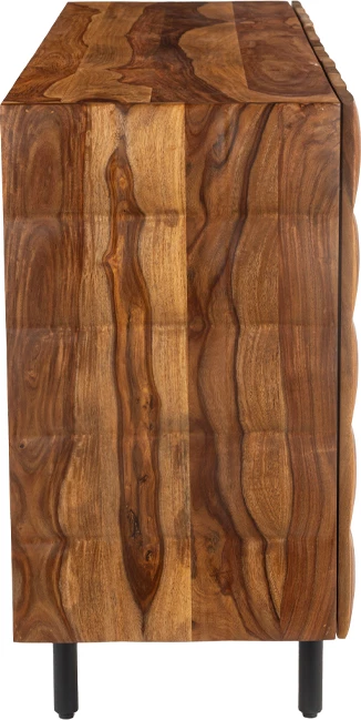 Komodë anësore CHOCOLAT, 3 dyer, ngjyrë arre, 162x42x80