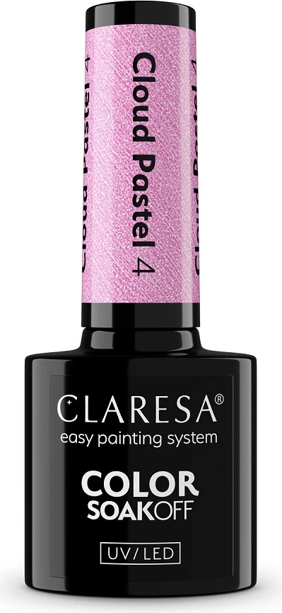 Llak për thonj për femra Claresa Cloud Pastel Hybrid, 4.5g