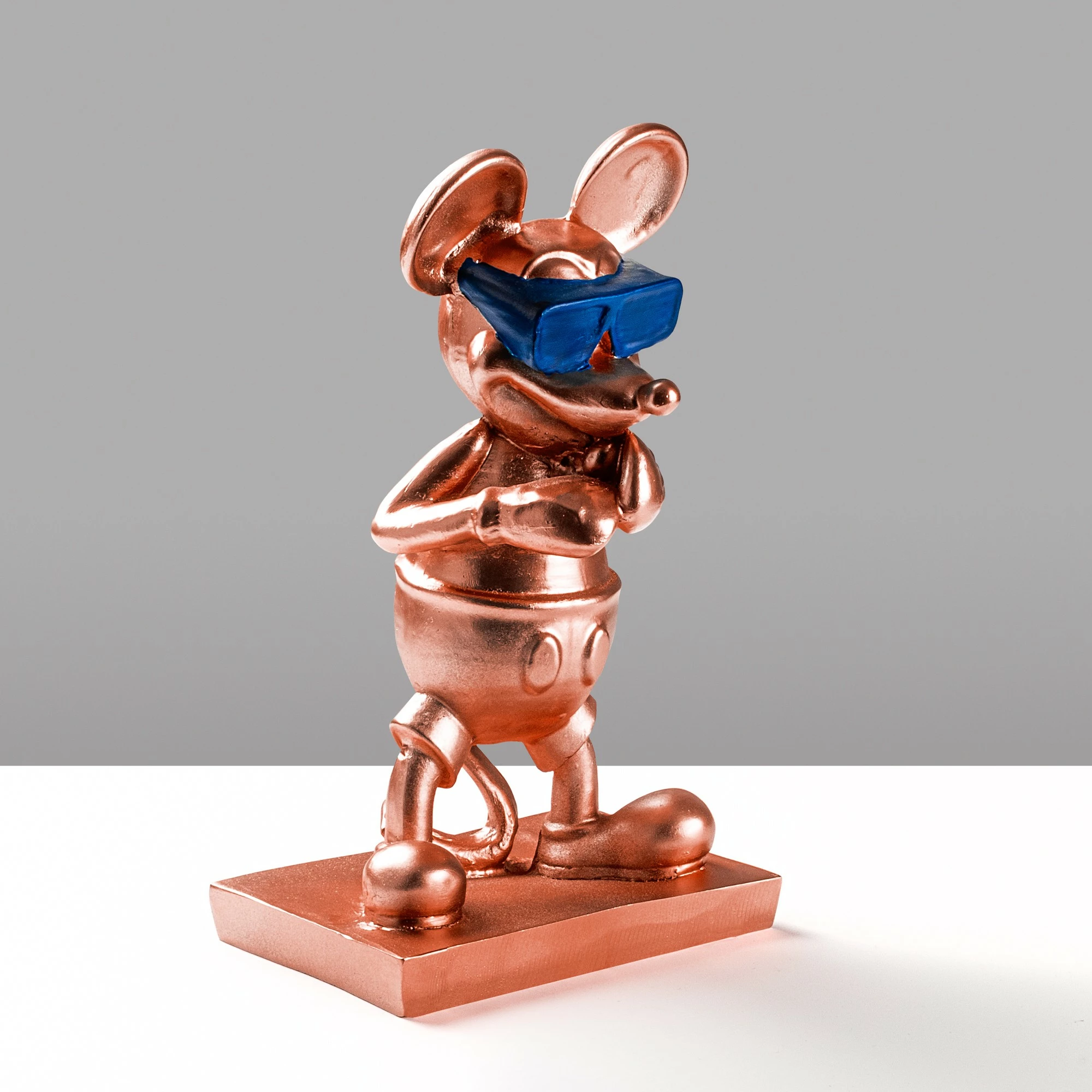 Objekt dekorativ Aberto Design, Souris-2, bakër e kaltër