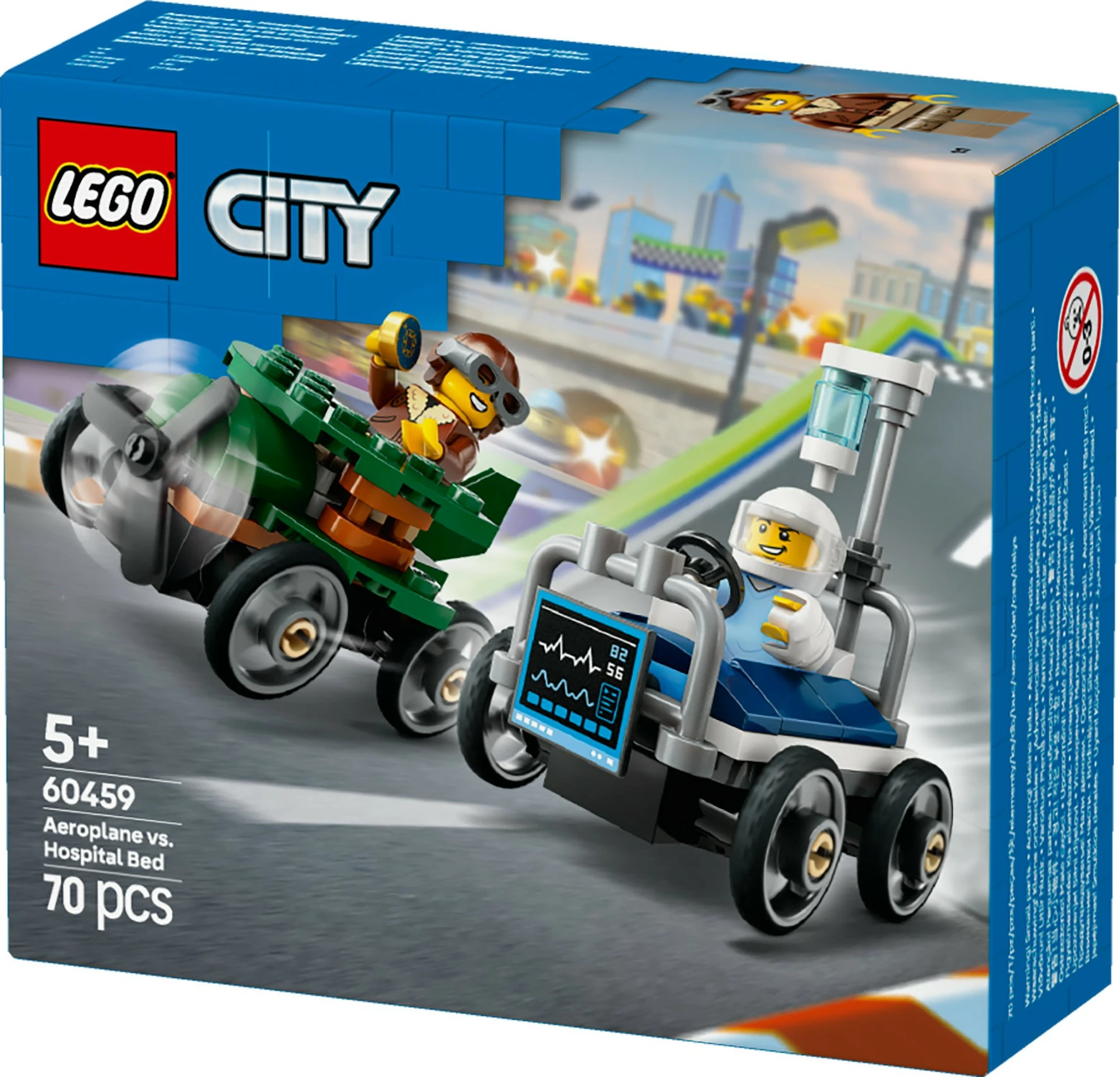 Set ndërtimi LEGO City 60459, 70 pjesë, multikolor