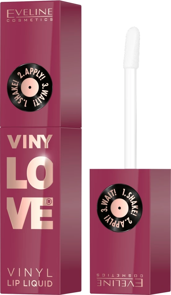 Buzëkuq liquid Eveline Cosmetics VinyLove Long-lasting Vinyl Effect për femra 10 Blushy 4ml