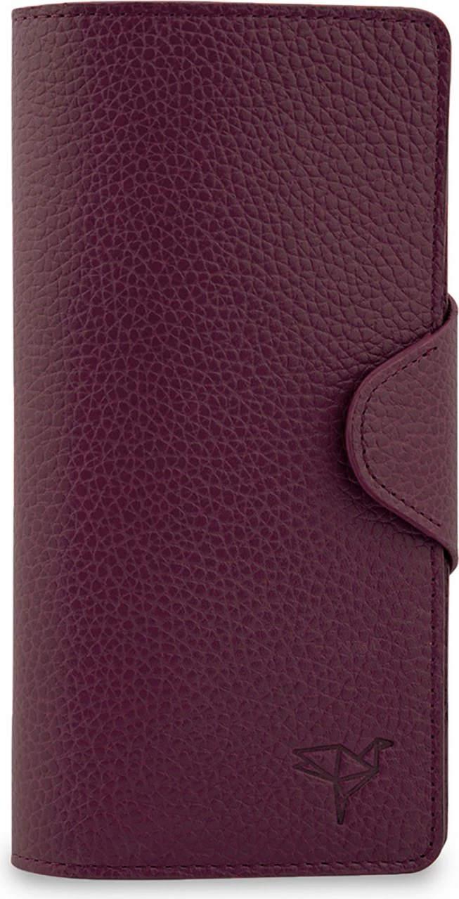 Portofol unisex Zoozie Bags, ngjyrë damson, Martha
