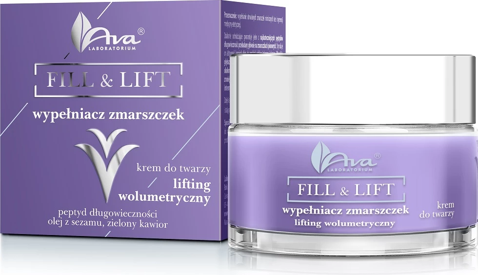 Krem fytyre për femra Ava Laboratorium Fill & Lift Face Cream Wrinkle Filler 50ml