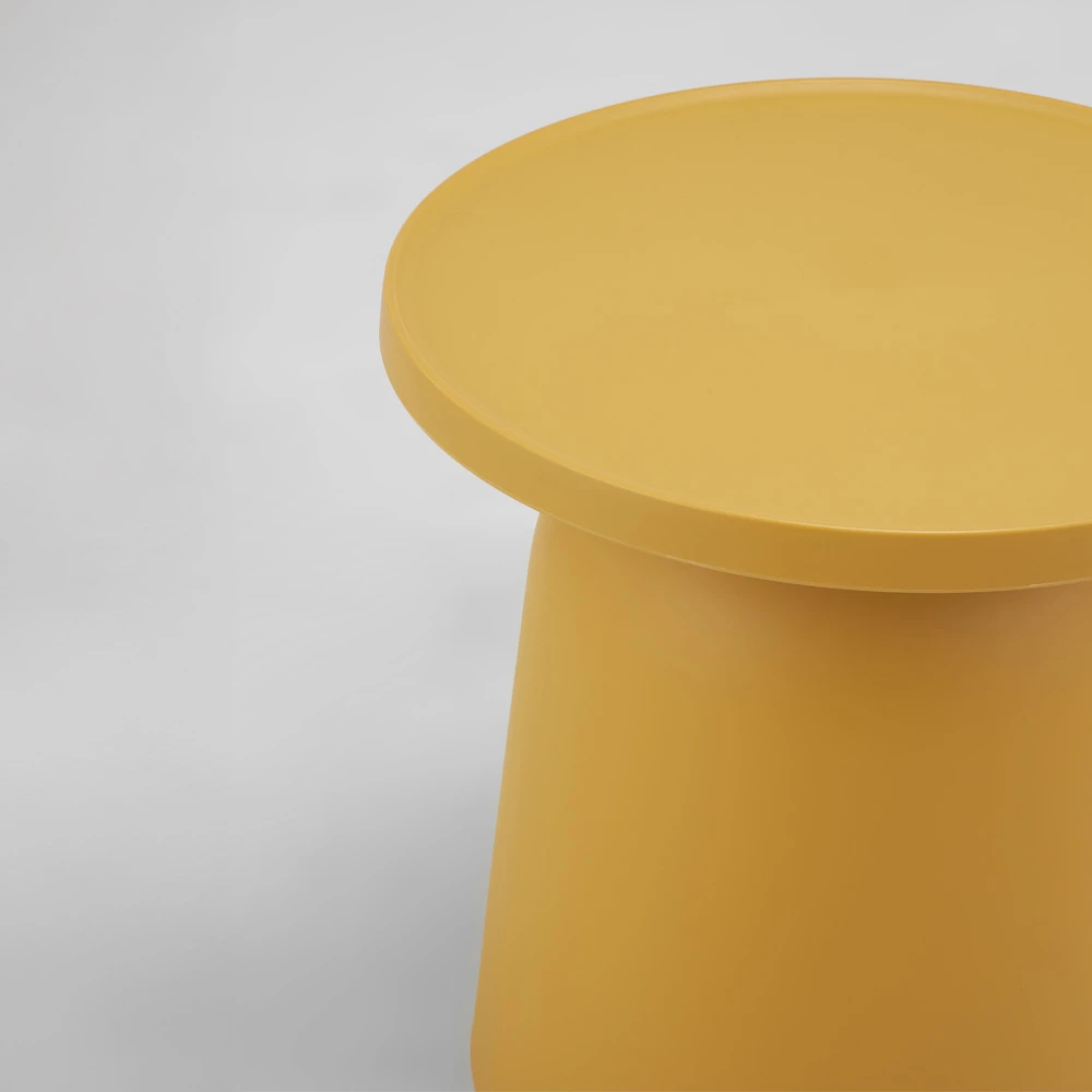 Tavolinë Domi, ngjyrë mustard, 47x47x46cm