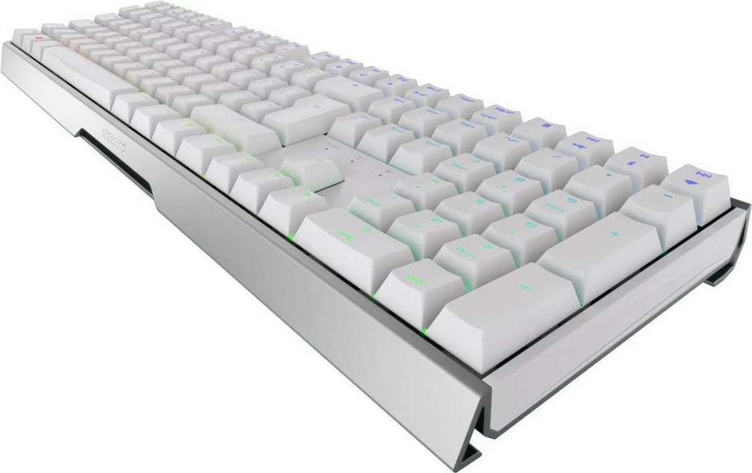 Tastierë Cherry MX 3.0S wireless, MX Red, RGB, e bardhë