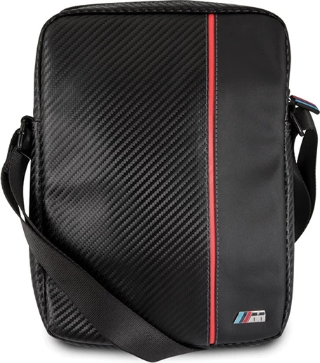 Çantë tabletë BMW Carbon/Red Stripe 8", e zezë