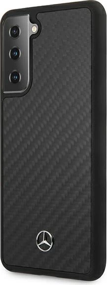 Mbështjellës Mercedes MEHCS21MRCABK Dynamic Line për Samsung Galaxy S21+, i zi, hardcase