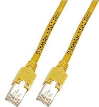 Kabllo rrjeti EFB Elektronik Dtwyler 5502 TM11, Cat5e RJ45 S/UTP, 5m, e verdhë