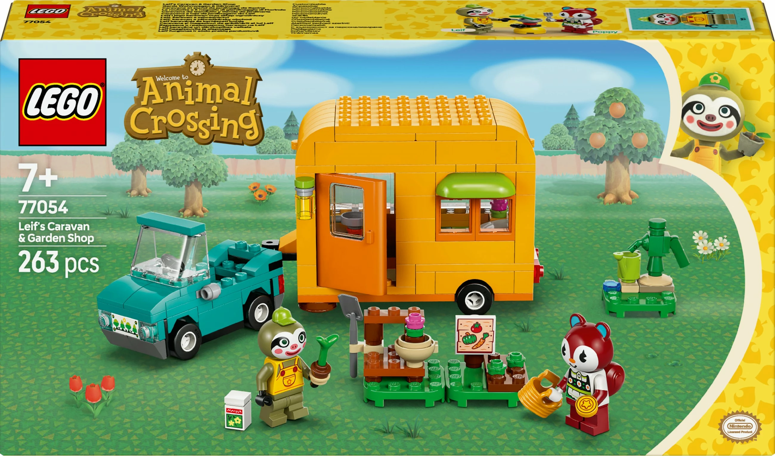 Set ndërtimi LEGO Animal Crossing 77054, 263 pjesë, shumëngjyrësh