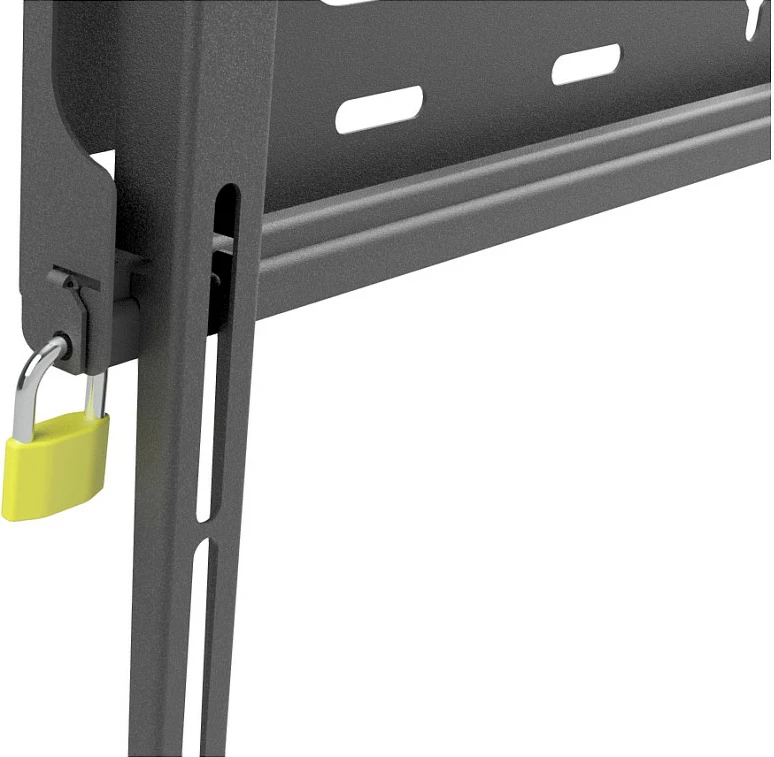 Mbajtëse muri për TV/Monitor iiyama, VESA 100x100-600x400, 125 kg, e zezë