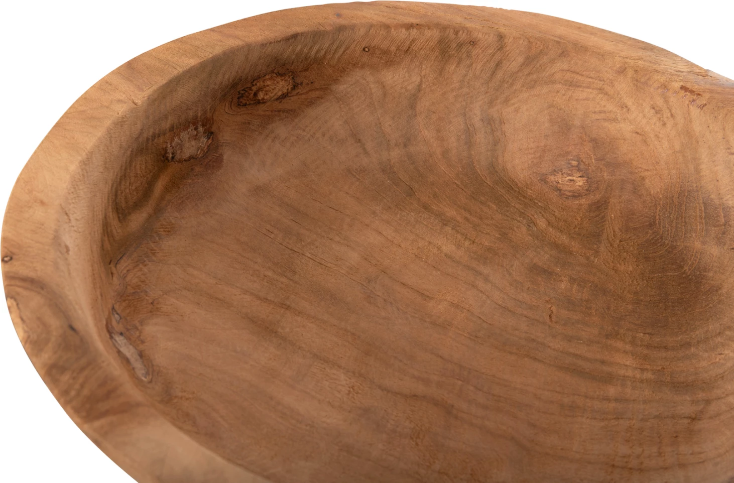 Enë dekorative rrethore prej druri të ricikluar FH4295, Φ30x7H cm