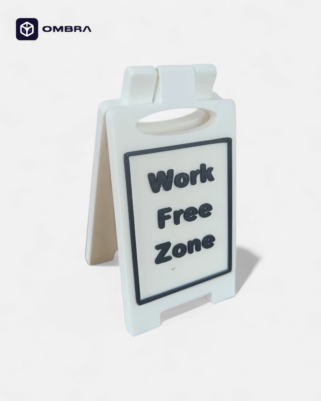 Tabelë “Work Free Zone” - a bardhe