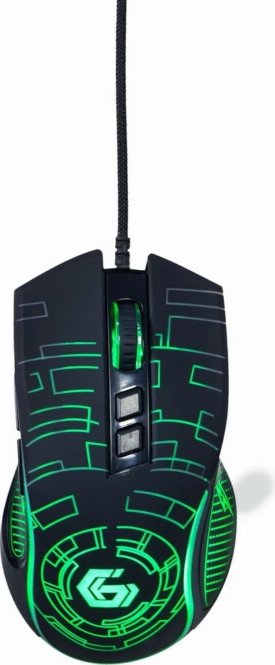 Maus për gaming Gembird MUSG-RGB-01, i zi