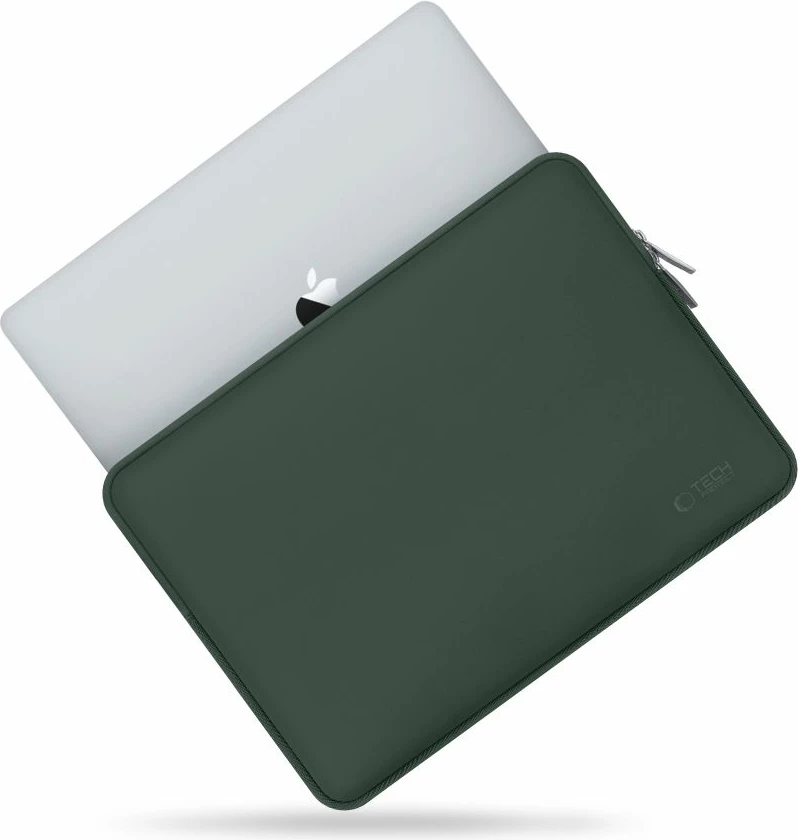 Çantë laptopi Tech-Protect NeoSlim 15-16 inç, me mini çantë, e gjelbër