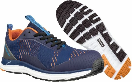 Këpucë për turizëm dhe aktivitete në natyrë Albatros, AER55 Impulse, blu me portokalli