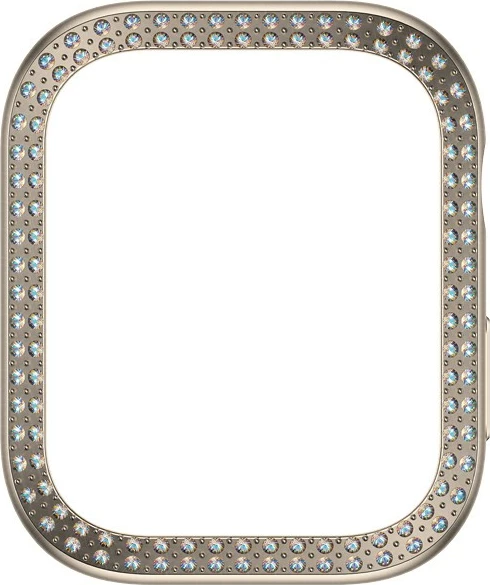 Mbështjellës PanzerGlass SAFE Bling Bumper për Apple Watch 10/46mm, transparent, gold