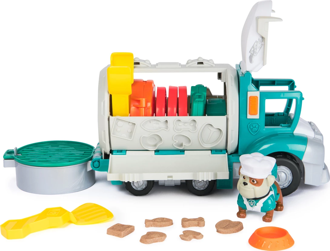 Seti i lojës Paw Patrol Rubble &amp; Crew Growlin' Grub Food Truck