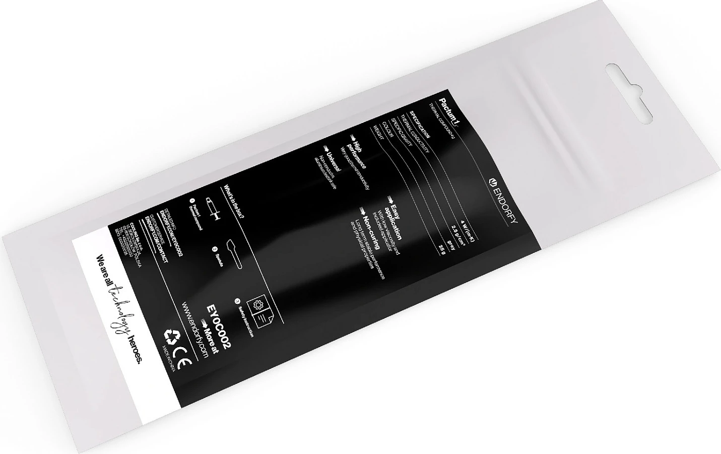 Pastë termike Endorfy Pactum 1, 25 g, gri