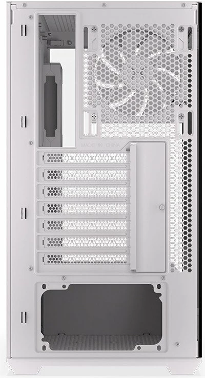 Kasë Krux Exo RGB KRXD009 Midi Tower, ATX/mATX/Mini-ITX, x4 120mm ARGB fan, x2 USB 3.0 + USB-C, e bardhë