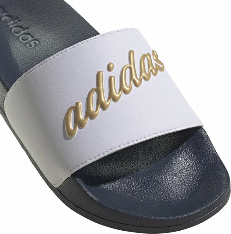 Papuqe për femra adidas, të bardha dhe blu të errët