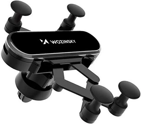 Mbajtës graviteti për celular Wozinsky WCH-05 për grilë ventilimi, zi
