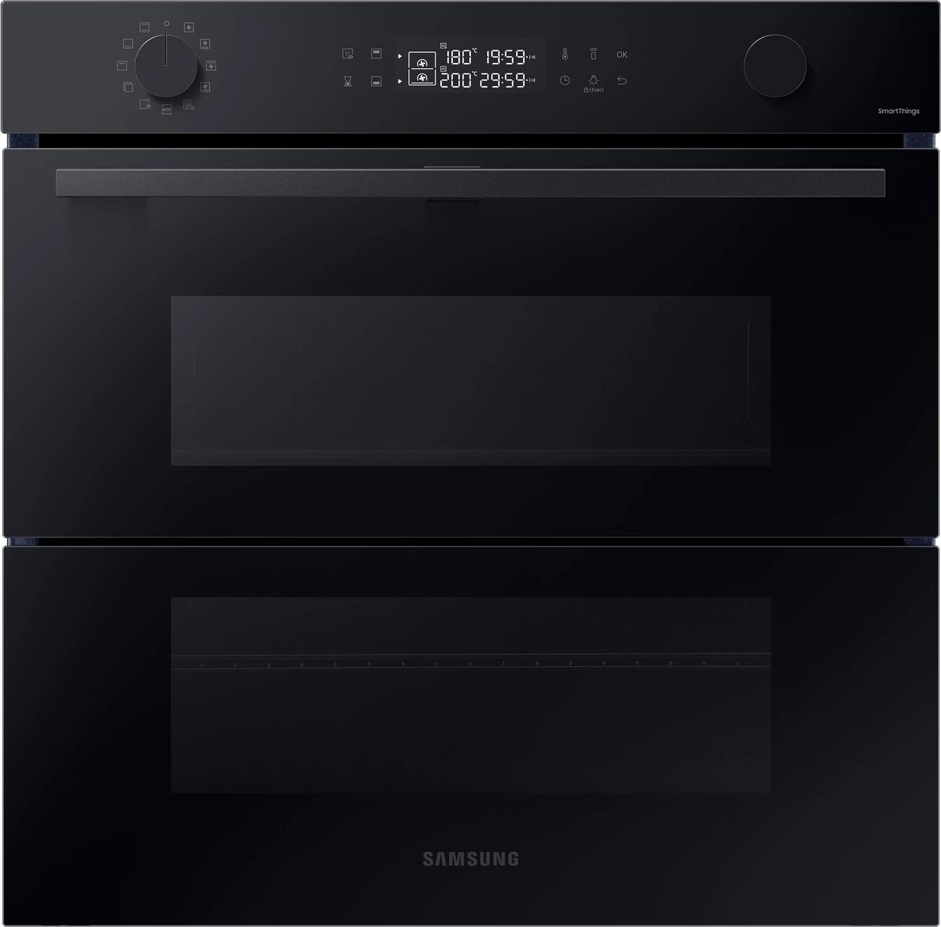 Furrë elektrike Samsung NV7B4535YAK/U3 76 L A+ Dual Cook Flex pyrolytic Natural Steam Clean Black