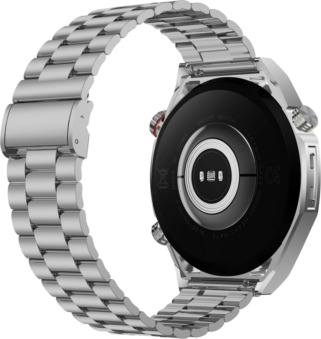 Smartwatch EcoWatch EW01 SL, 1.5", Bluetooth, 400 mAh, Argjend