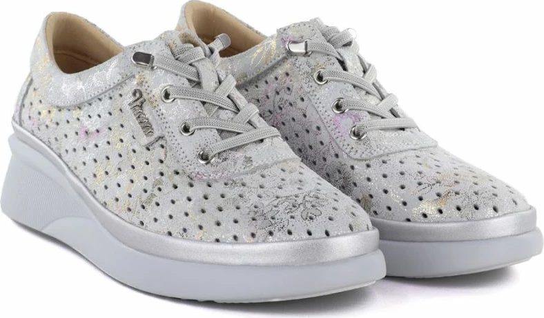 Këpucë platforme për femra Vinceza 79603, gri