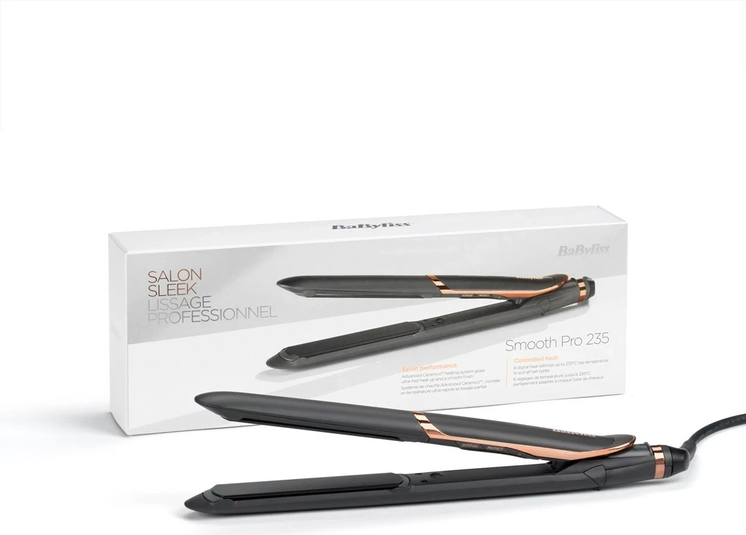 Hekur drejtimi flokësh Babyliss ST394E, 42 W, i zi