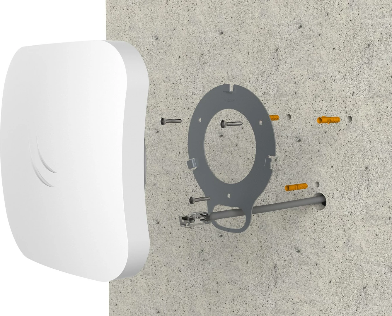 Router MikroTik cAP ac, 867 Mbit/s, i bardhë, PoE