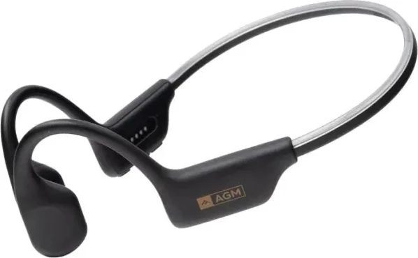 Kufje AGM Motion Buds 2, Bluetooth 5.4, transmetim kockor (open-ear), IP68, bateri deri 15 orë, të zeza