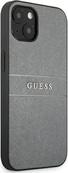Mbështjellës Guess GUHCP13SPSASBGR për iPhone 13 mini 5.4", Saffiano, Gri