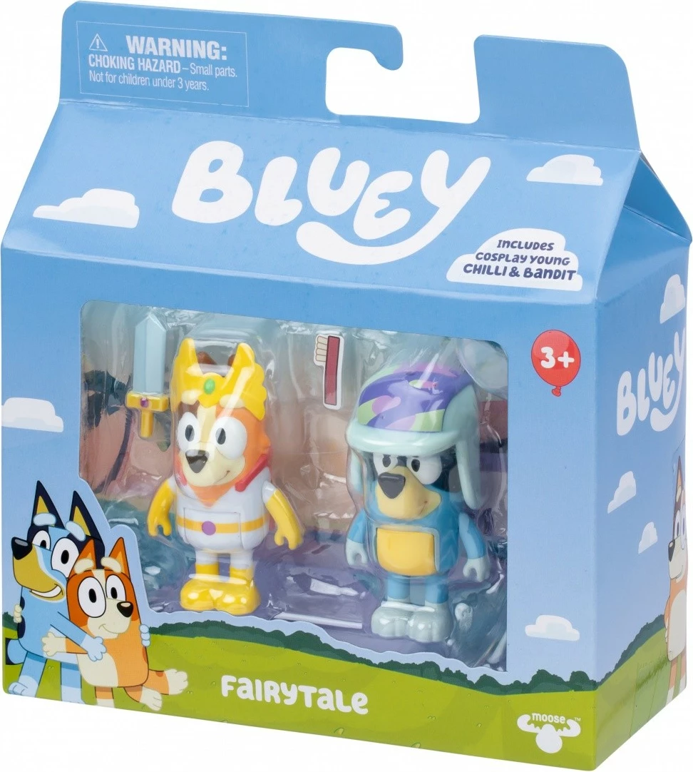 Set figurina Bluey Tm Toys BLU17974, përralla, 2 copë