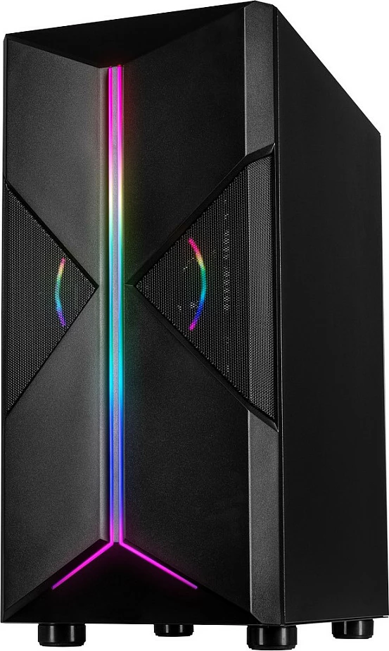 Kasë Gaming Inter-Tech IT-3306 Cavy, Midi/Mini Tower, 1x120mm ARGB, e zezë