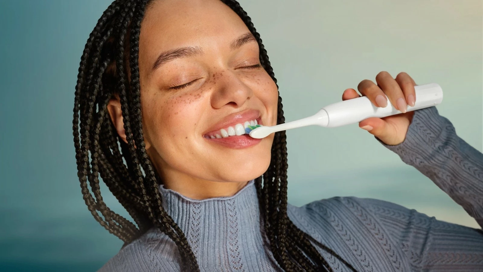 Furçë dhëmbësh elektrike sonike Philips Sonicare 2000 Essential HX4022/01, e bardhë