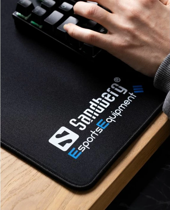 Mauspad Sandberg Gamer Desk Pad XXXL 520-27 90 x 45 cm, e zezë