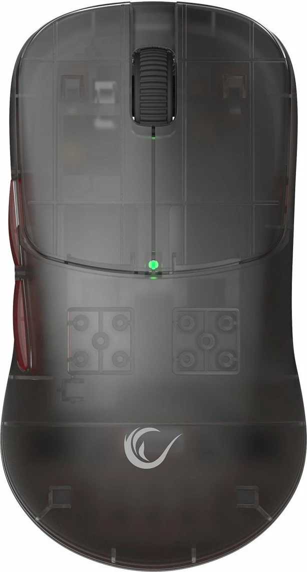 Maus Rampage Tilion 24000 DPI Bluetooth/USB/USB-C, zi, set me receiver USB dhe kabllo USB-C