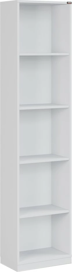 Raft librash Hanah Home, Ktp-325-Bb-1, ngjyrë e bardhë