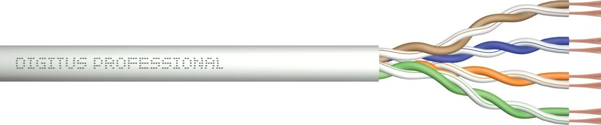 Kabllo rrjeti Digitus CAT 5e, 305m, U/UTP, gri