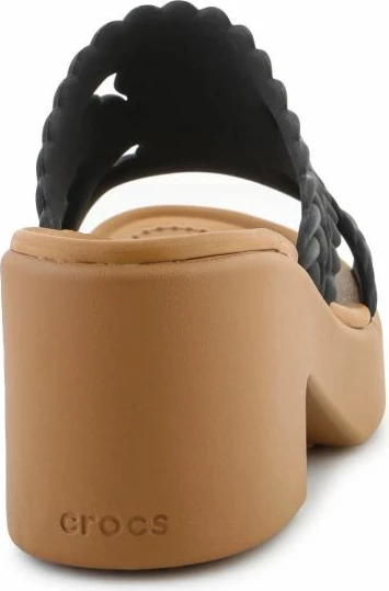 Sandale me takë për femra Crocs, të zeza