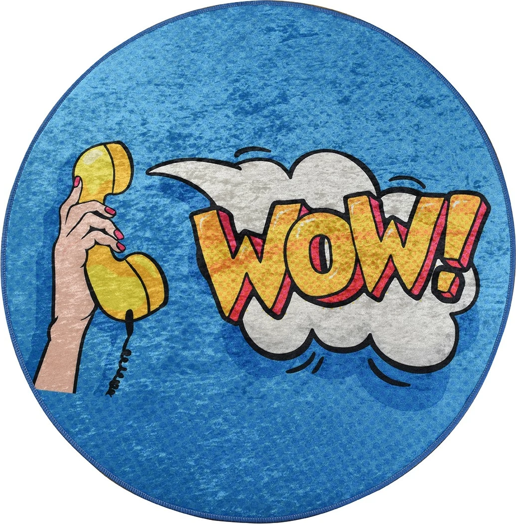Tapet për banjo, Mijölnir, dizajn WOW, shumëngjyrësh, 100cm