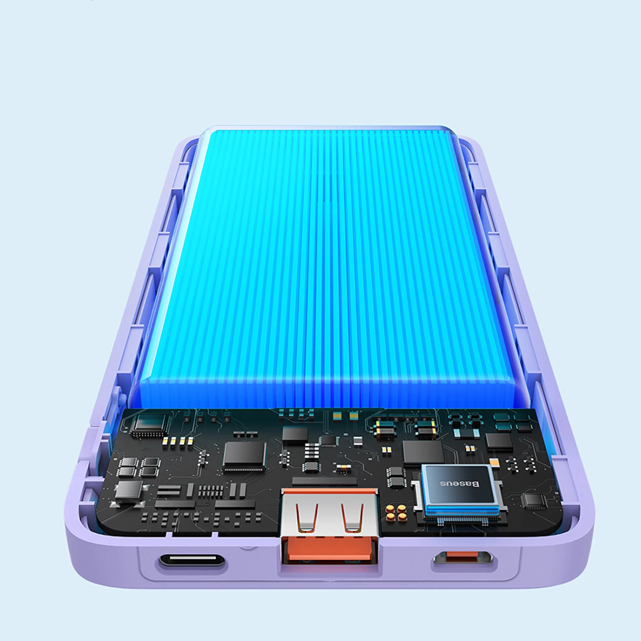 Powerbank Baseus Airpow 10000mAh, 20W, Violet