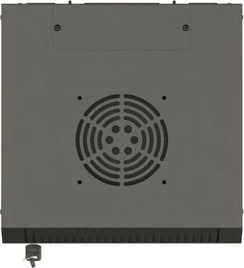 Kasë RACK LANBERG 10" 4U, e zezë, dyer xhami